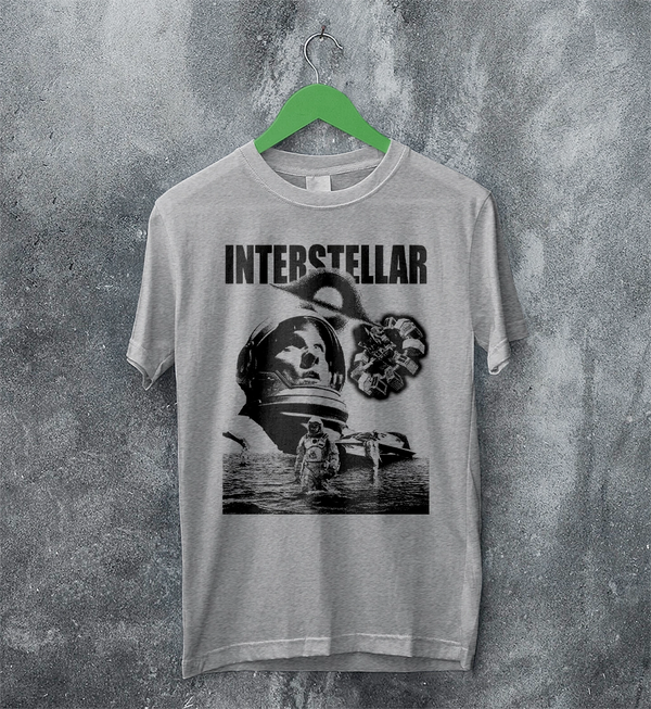 Interstellar Black Hole T-Shirt Christopher Nolan Astronaut Shirt Space Interstellar Tee