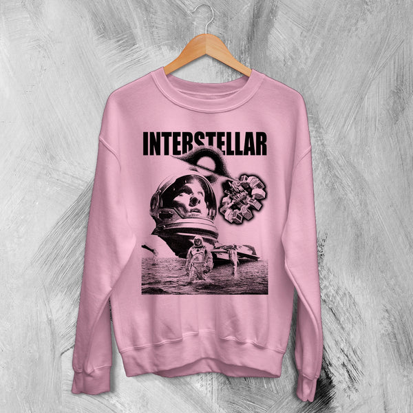 Interstellar Black Hole Sweatshirt Christopher Nolan Astronaut Shirt Space Interstellar Crewneck