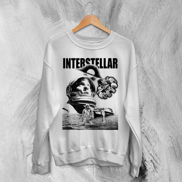 Interstellar Black Hole Sweatshirt Christopher Nolan Astronaut Shirt Space Interstellar Crewneck