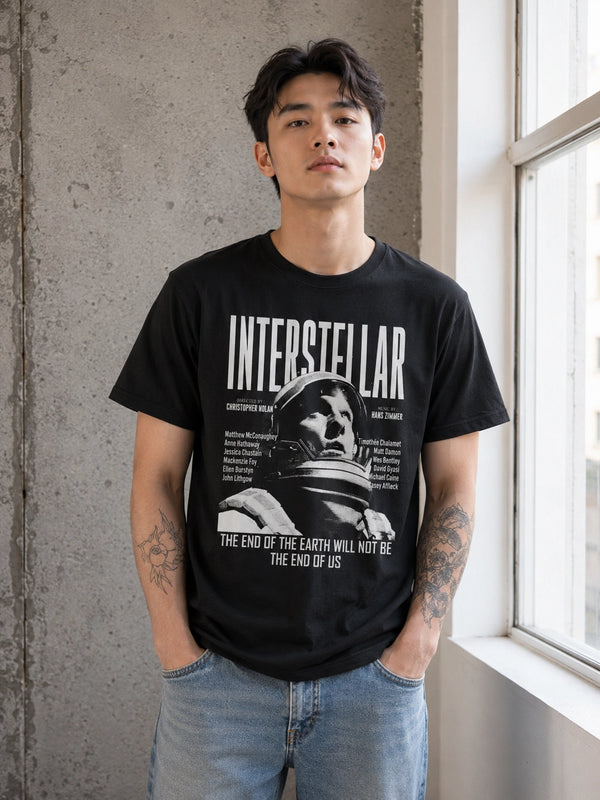 Interstellar Astronaut T-Shirt Directed By Christopher Nolan Shirt Interstellar Movie Tee
