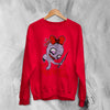Jack Off Jill Sweatshirt Goth Pink Grrrl Jack Off Jill Shirt Artsy Rock Crewneck
