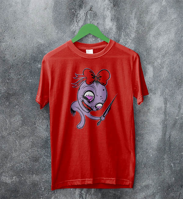 Jack Off Jill T-Shirt Goth Pink Grrrl Jack Off Jill Shirt Artsy Rock Tee