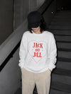 Jack Off Jill Sweatshirt Love Goth Jack Off Jill Shirt Gothic Simple Artsy Crewneck