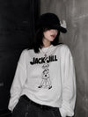 Jack Off Jill Devil Goth Sweatshirt Gothic Lolita Jack Off Jill Shirt Oni Artsy Crewneck