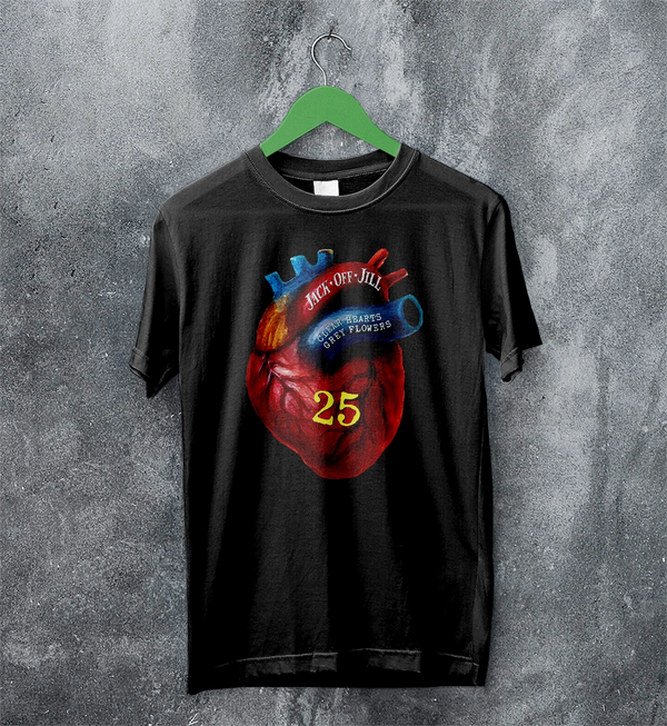 Jack Off Jill 25th Anniv T-Shirt Studio Jack Off Jill Shirt Album Artsy Tee