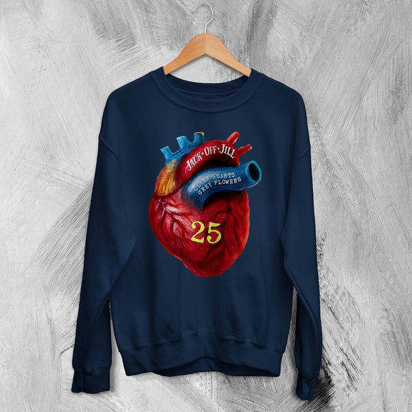 Jack Off Jill 25th Anniv Sweatshirt Studio Jack Off Jill Shirt Album Artsy Tee Crewneck