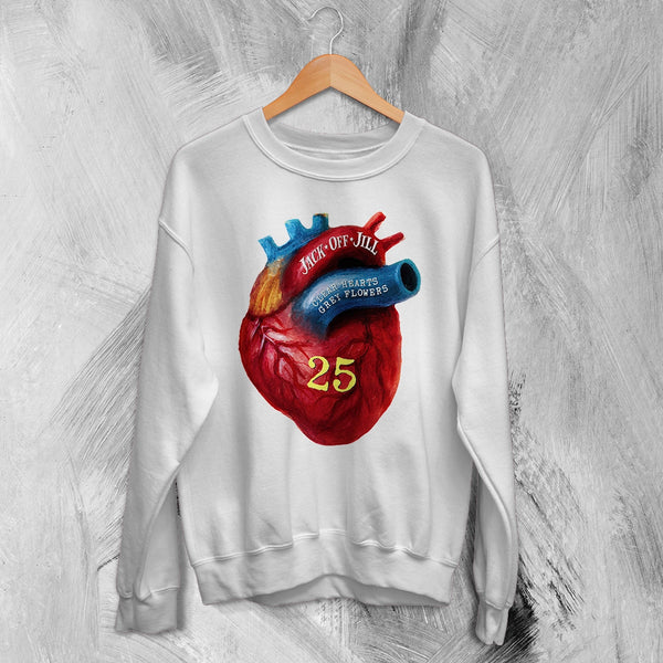 Jack Off Jill 25th Anniv Sweatshirt Studio Jack Off Jill Shirt Album Artsy Tee Crewneck