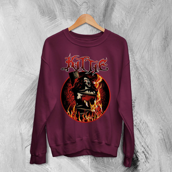 Kittie Female Band Sweatshirt Metalcore Girl Kittie Band Shirt Heavy Metal Music Crewneck