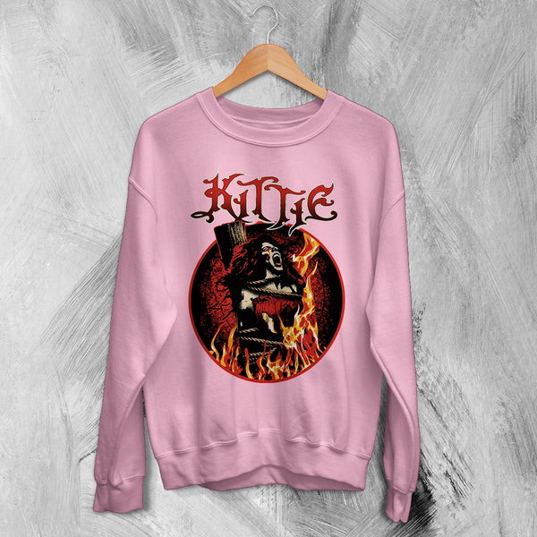 Kittie Female Band Sweatshirt Metalcore Girl Kittie Band Shirt Heavy Metal Music Crewneck