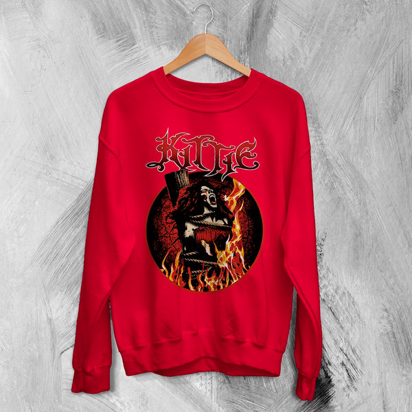 Kittie Female Band Sweatshirt Metalcore Girl Kittie Band Shirt Heavy Metal Music Crewneck