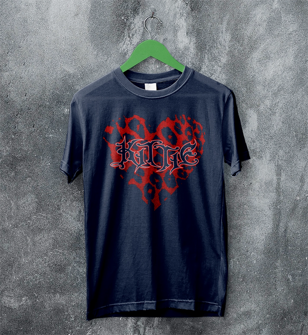 Kittie Love Logo T-Shirt Metalcore Kittie Band Shirt Love Heavy Metal Tee