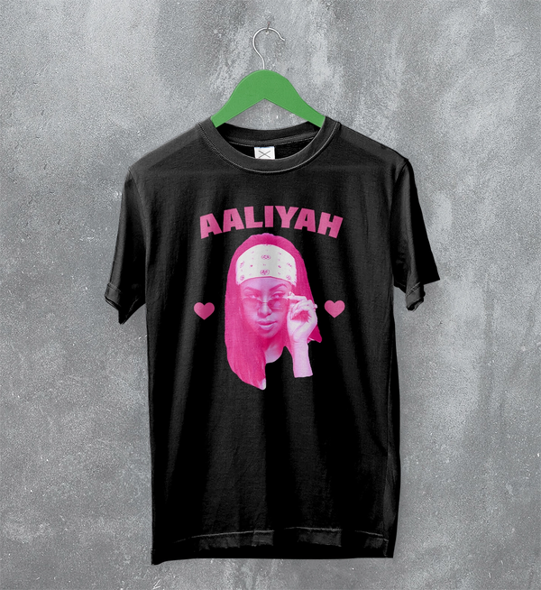 Retro Aaliyah T-Shirt Hip Hop Aaliyah Bootleg Shirt Vintage Queen of Urban Pop Tee