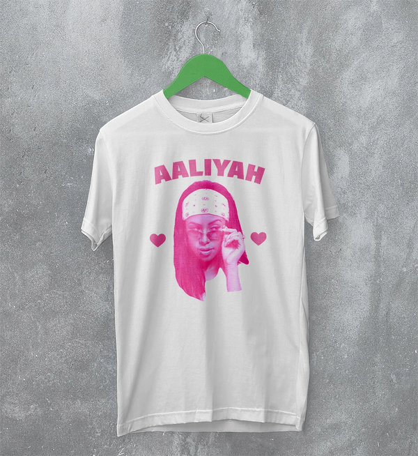Retro Aaliyah T-Shirt Hip Hop Aaliyah Bootleg Shirt Vintage Queen of Urban Pop Tee