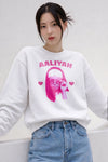 Retro Aaliyah Sweatshirt Hip Hop Aaliyah Bootleg Shirt Vintage Queen of Urban Pop Crewneck