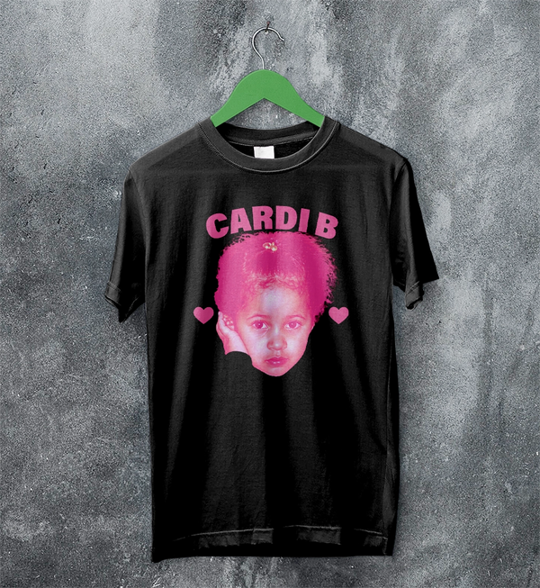 Retro Cardi B T-Shirt Rap Cardi B Concert Shirt Music Rapper Tee