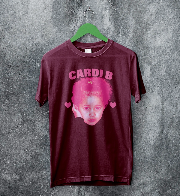 Retro Cardi B T-Shirt Rap Cardi B Concert Shirt Music Rapper Tee