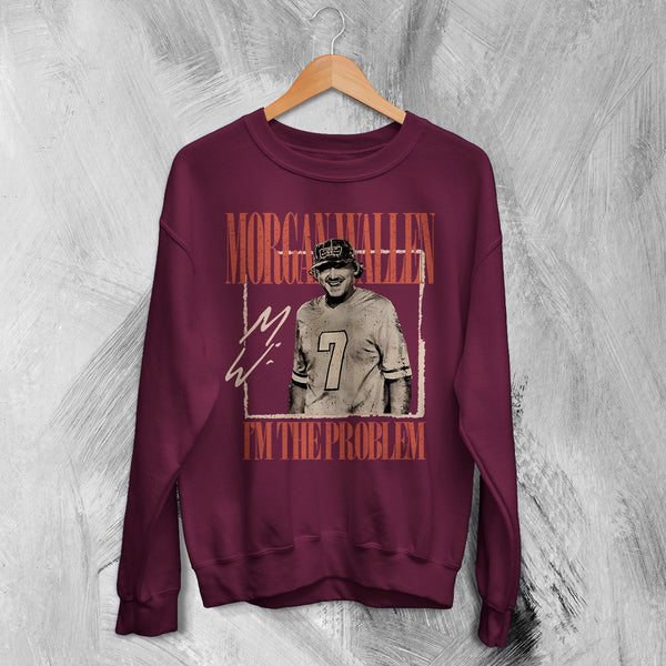 Morgan Wallen Sweatshirt Morgan Wallen I'm the Problem Shirt USA Album Music Crewnek