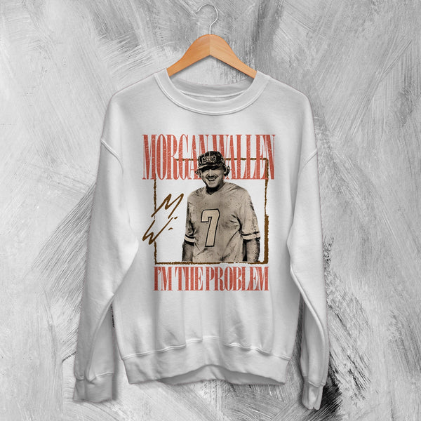 Morgan Wallen Sweatshirt Morgan Wallen I'm the Problem Shirt USA Album Music Crewnek
