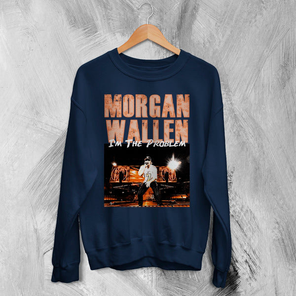 Morgan Wallen Sweatshirt Morgan Wallen I'm the Problem Shirt USA Concert Crewneck