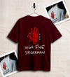Spider High Five T-Shirt Spider Web Movie Shirt Spider Hero Tee
