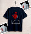 Spider High Five T-Shirt Spider Web Movie Shirt Spider Hero Tee