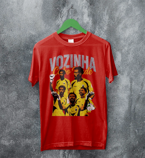 Vozinha Cape Verde T-Shirt Vintage Vozinha Shirt, Soccer Legend Tee