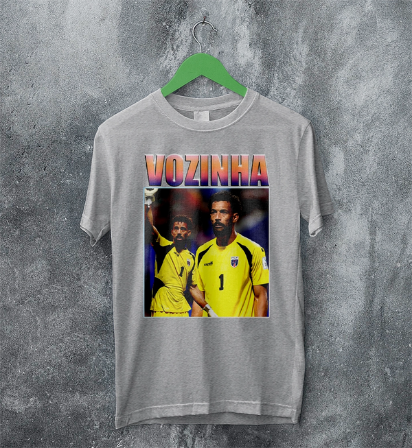 Retro Vozinha T-Shirt, Vozinha Goalkeeper Shirt, Vintage Soccer Legend Tee