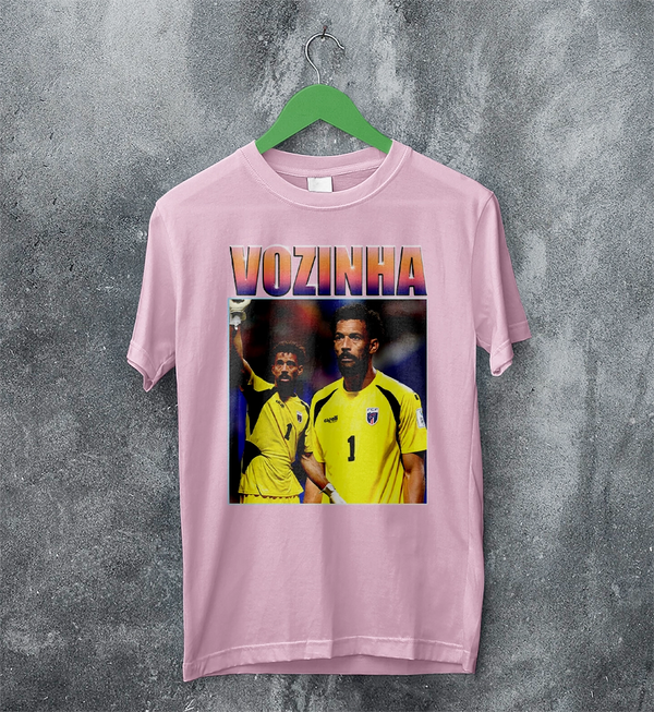 Retro Vozinha T-Shirt, Vozinha Goalkeeper Shirt, Vintage Soccer Legend Tee
