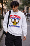 Vozinha For President Sweatshirt, Vintage Vozinha Capo Verde Crewneck