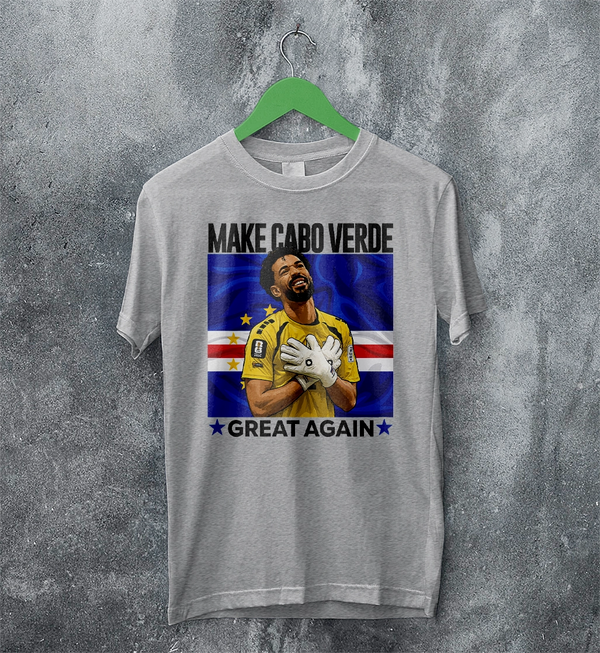 Vozinha Great Again TShirt, Vintage Cabo Verde Star Shirt, Soccer Legend Tee