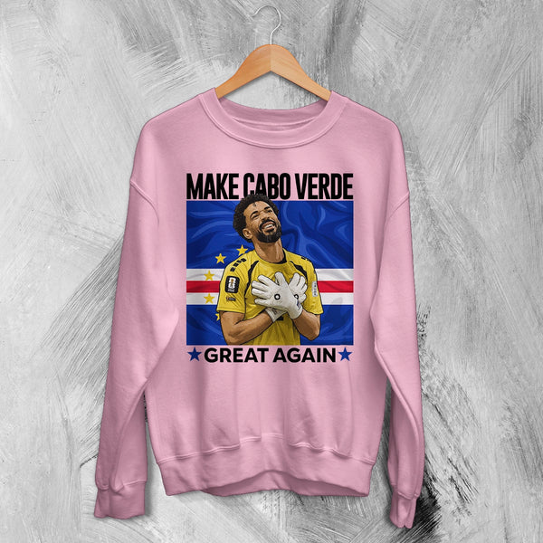Vozinha Great Again Sweatshirt, Vintage Cabo Verde Star Shirt, Soccer Legend Crewneck