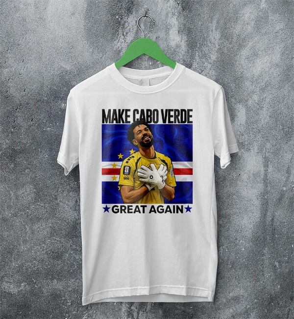 Vozinha Great Again TShirt, Vintage Cabo Verde Star Shirt, Soccer Legend Tee