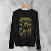 Johnny Cash Sweatshirt The Man in Black American Legend Sweater Johnny Cash Shirt