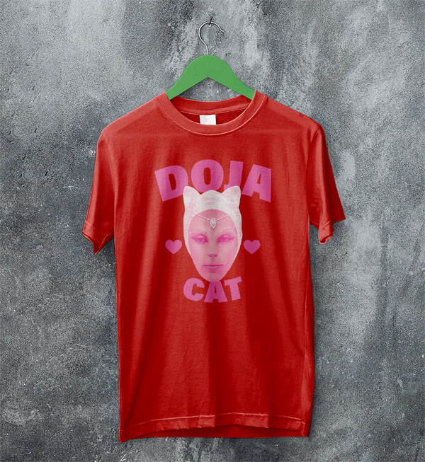 Retro Doja Cat T-Shirt Rap Meme Face Doja Cat Shirt Pop Music Rapper Tee