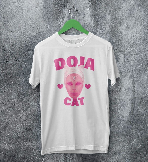Retro Doja Cat T-Shirt Rap Meme Face Doja Cat Shirt Pop Music Rapper Tee