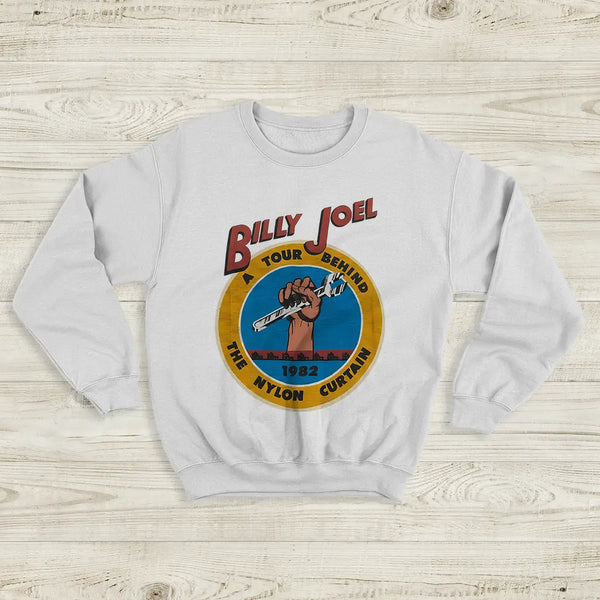 Billy Joel Tour Sweatshirt The Nylon Curtain Billy Joel Shirt 80s Concert Merch