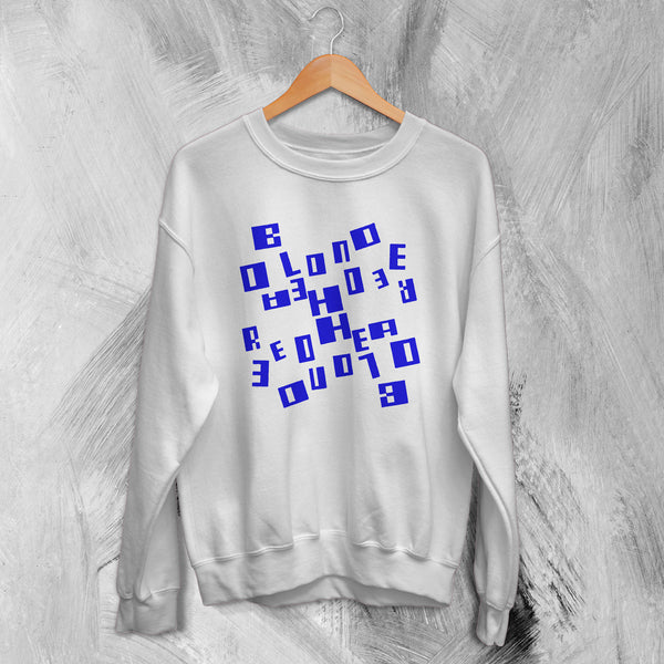 Blonde Redhead Sweatshirt Indie Band Sweater 3 O'Clock Shirt Album Logo