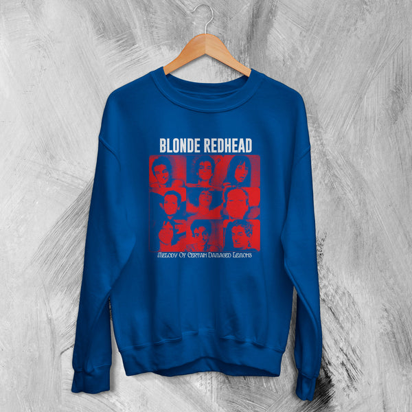 Blonde Redhead Sweatshirt Melody of Certain Damaged Lemons Sweater Tour Shirt