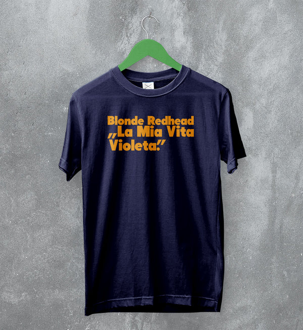 Blonde Redhead T-Shirt La Mia Vita Violenta Tee Tour Shirt Indie Band