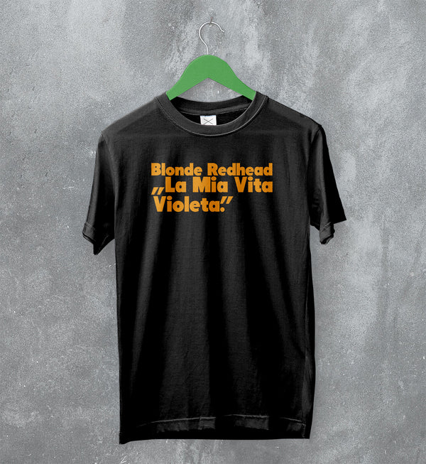 Blonde Redhead T-Shirt La Mia Vita Violenta Tee Tour Shirt Indie Band