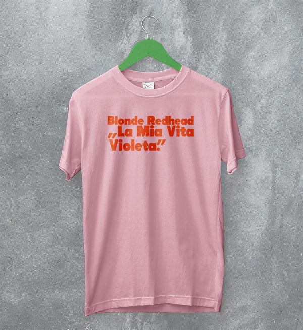 Blonde Redhead T-Shirt La Mia Vita Violenta Tee Tour Shirt Indie Band
