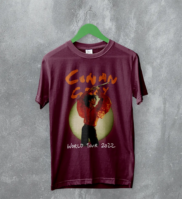 Conan Gray World Tour T-Shirt 2022 Conan Gray Shirt Music Concert Merch