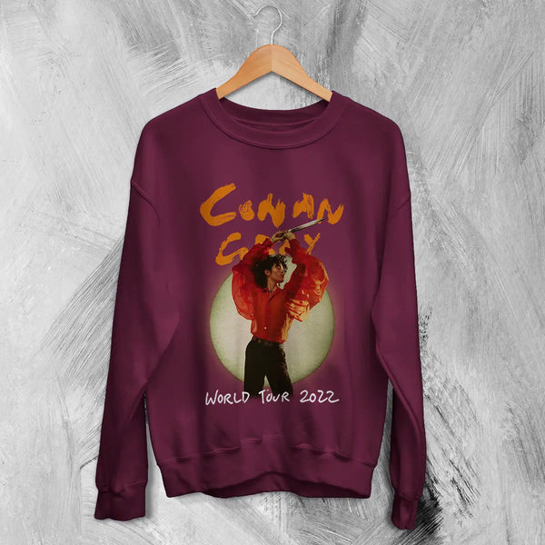 Conan Gray World Tour Sweatshirt 2022 Conan Gray Shirt Music Concert Merch