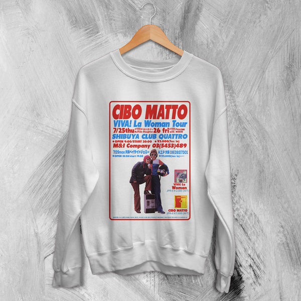 Cibo Matto Sweatshirt Viva! La Woman Sweater Japanese Tour Shirt Band