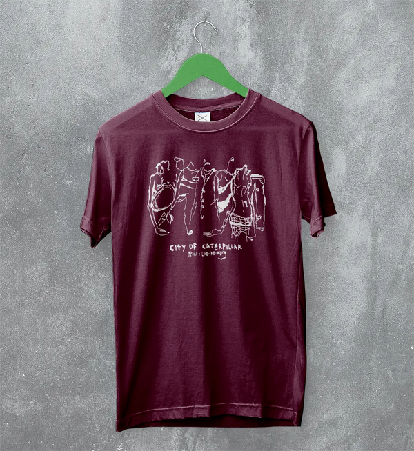 City of Caterpillar T-Shirt Demo + Live Recording Shirt Album Screamo Music Merch