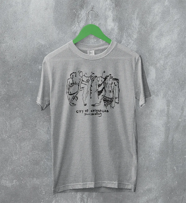 City of Caterpillar T-Shirt Demo + Live Recording Shirt Album Screamo Music Merch