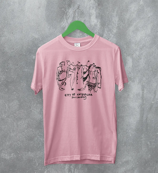 City of Caterpillar T-Shirt Demo + Live Recording Shirt Album Screamo Music Merch