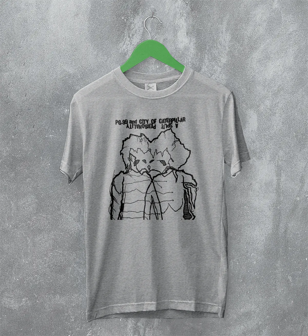 City of Caterpillar T-Shirt A Split Personality Shirt Album Emo Music Merch