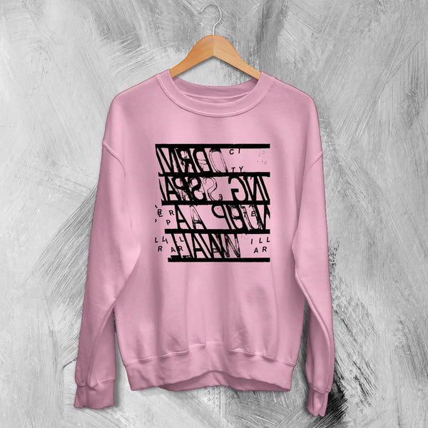 City of Caterpillar Sweatshirt Driving Spain up a Wall Shirt Vintage Album Music Merch