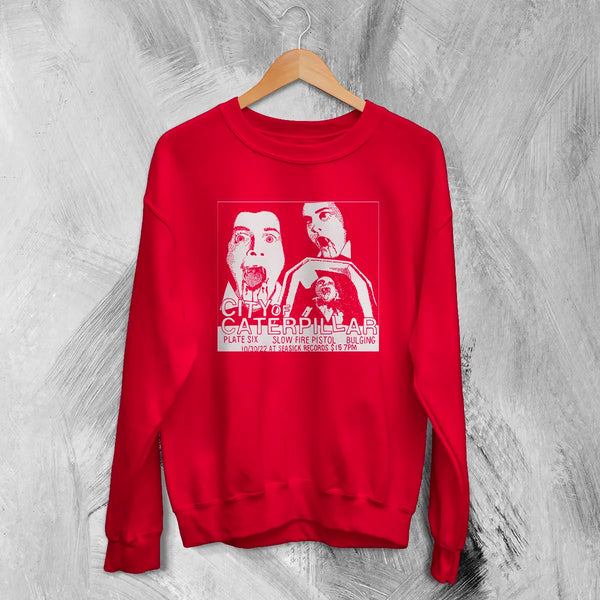 City of Caterpillar Sweatshirt Tour Concert Shirt Vintage Screamo Graphic Tee